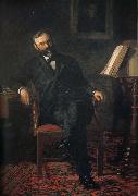Thomas Eakins Dr. Brinton oil painting artist